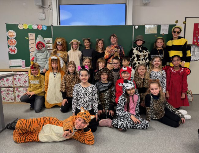 Mottotag: Schule der fröhlichen Tiere; Januar 2026